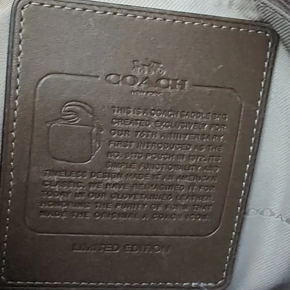 Coach 75th Anniversary Saddle Bag - Picture 5 of 13